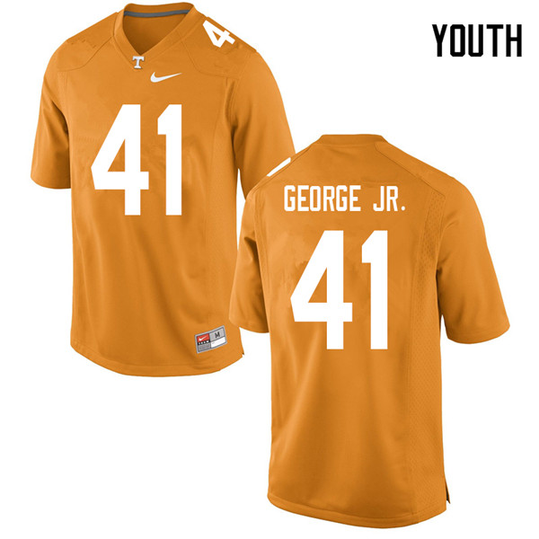 Youth #41 Kenneth George Jr. Tennessee Volunteers College Football Jerseys Sale-Orange - Click Image to Close